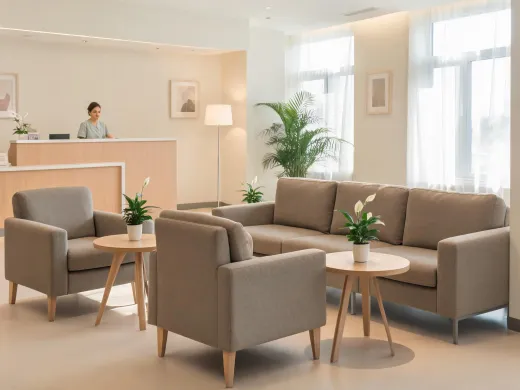 Healthcare waiting room materials
